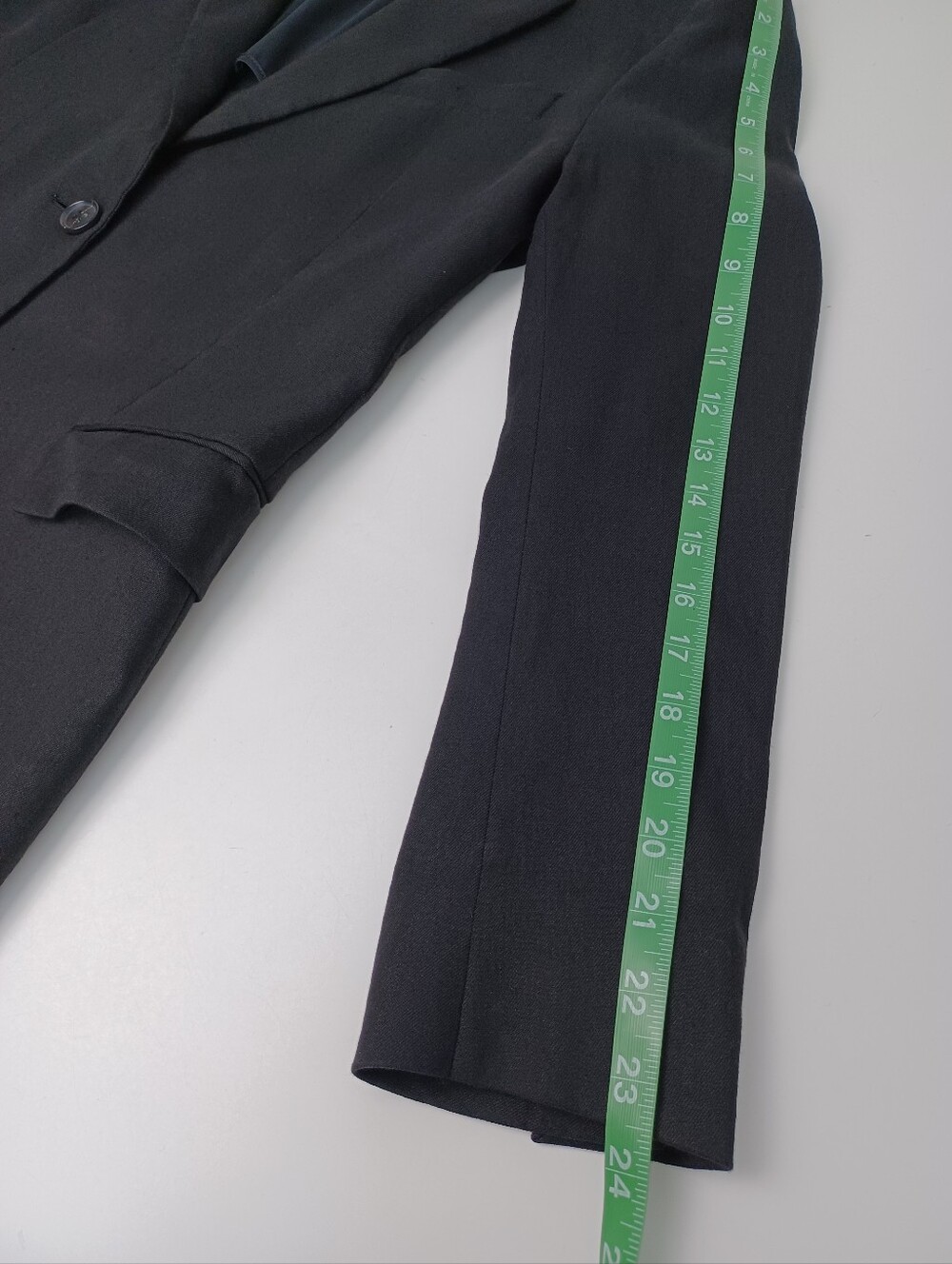 Frame Grandfather Jacket Blazer Size XS Women Linen Blend Black Quiet Luxury - Picture 13 of 15